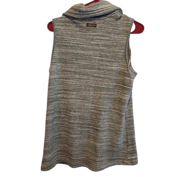 Matilda Jane Clothing Gray Heathered Vest Women's Small - Picture 2 of 5